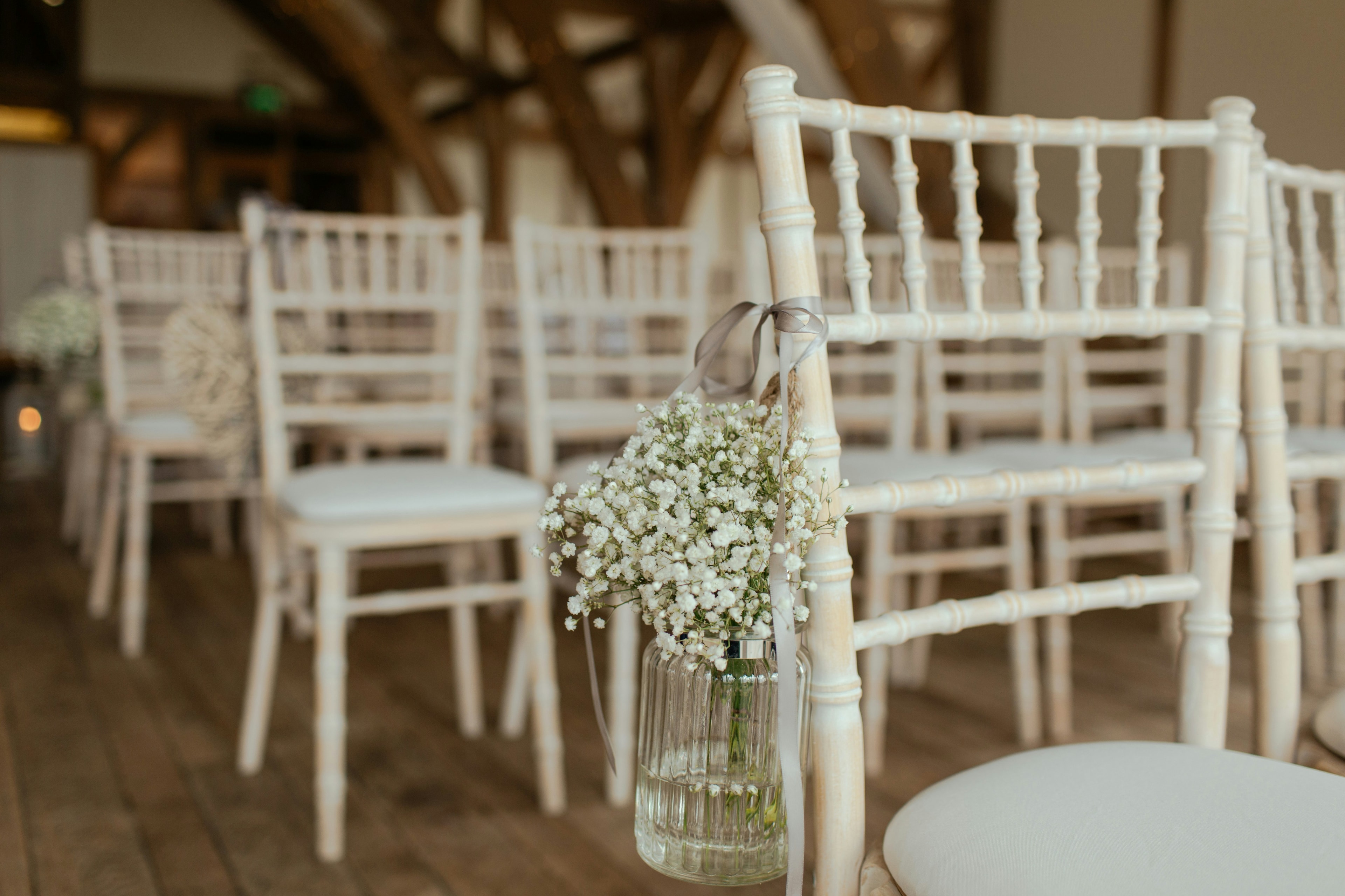 Detaliu decor floral în salon